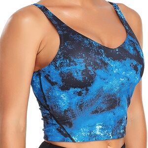 Oalka women’s long lined sports bra